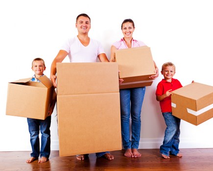 House movers helping with a local residential move in Merton