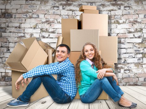 A well-organized moving day scene for Merton removals