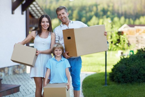 Local house movers handling a family relocation in Merton