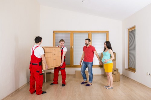 Merton Removals team introducing the company and its local moving services