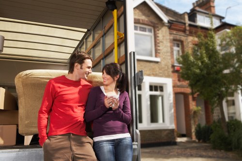 Local office relocation team organising a move in Merton
