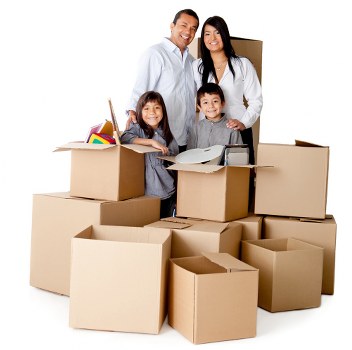 Measured moving boxes representing cubic-yard pricing